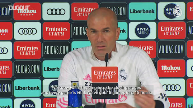 Zinedine Zidane: 'Every game is a final from here on out'
